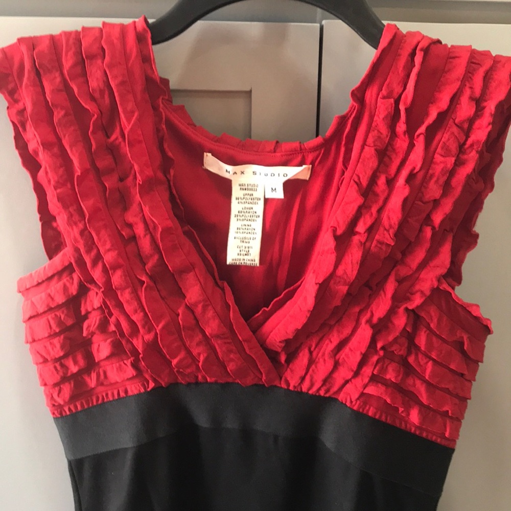 Medium red and black dress